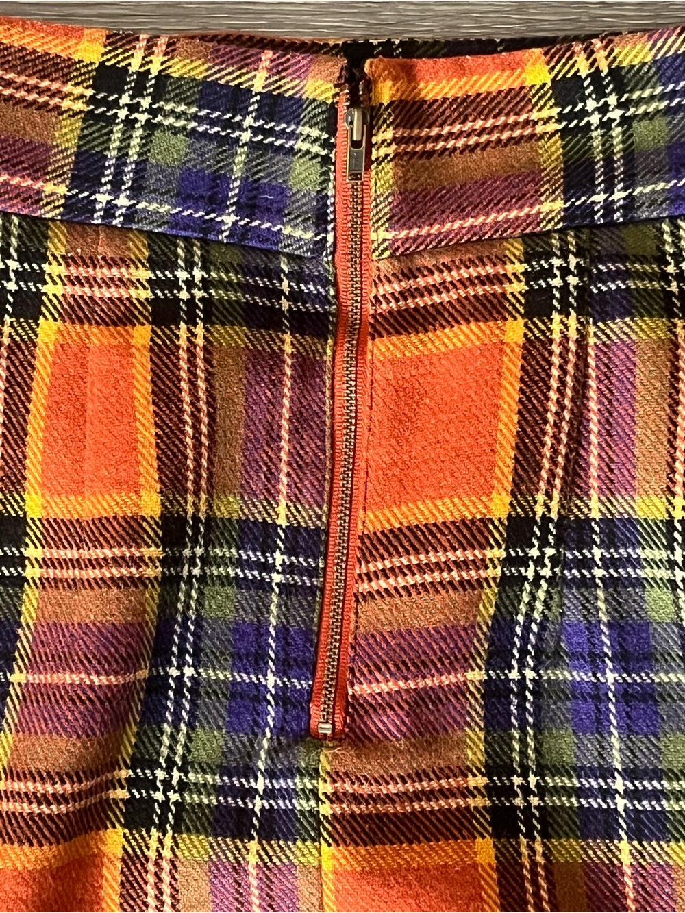 Anthropologie Plenty by Tracy Reese Easy Keeper Wool Plaid Skirt Size 6 - Picture 11 of 16